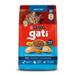 Gati Purina - Gatos Adultos - Pescado y Salmón a la Primavera 15 kilos